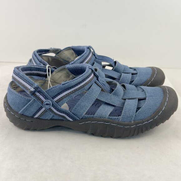 JBU By Jambu Shoes - JBU Fisherman Sandals Womens Size 8.5M Jambu Olympia Water Ready Blue Gray NEW